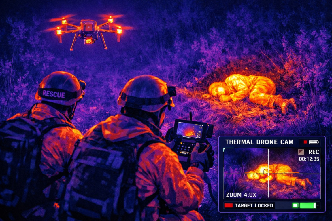 Kurs termowizji z drona